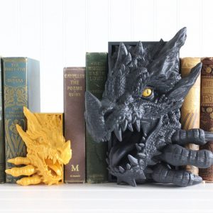 Enchanting Dragon Book Nook Immerse Yourself in Fantasy with a Voice-Activated Bookend