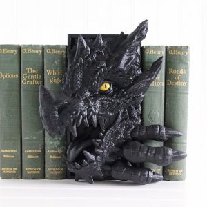 Enchanting Dragon Book Nook Immerse Yourself in Fantasy with a Voice-Activated Bookend
