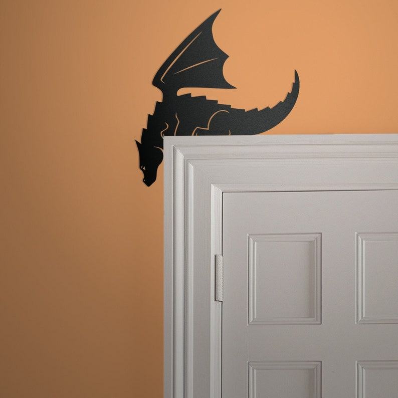 Enchanting Dragon Door Topper A Magical Touch for Your Home’s Threshold