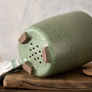 Enchanting Emerald Haven Your Culinary Oasis with Ceramic Utensils