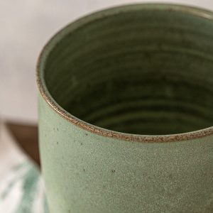 Enchanting Emerald Haven Your Culinary Oasis with Ceramic Utensils