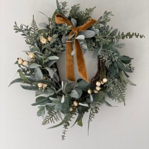 Enchanting Farmhouse Wreath Rustic Charm for Your Front Door