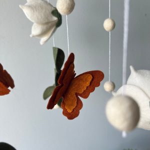 Enchanting Floral Baby Mobile A Serene Sanctuary for Your Little Princess