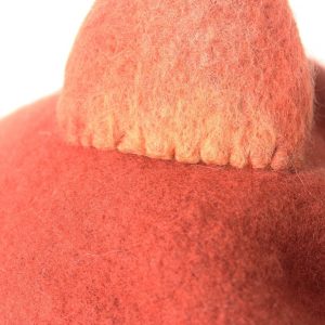 Enchanting Fox Beret Handmade Wool Felted Beret with Playful Fox Ears