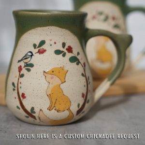 Enchanting Fox Mug A Ceramic Masterpiece with a Whimsical Touch