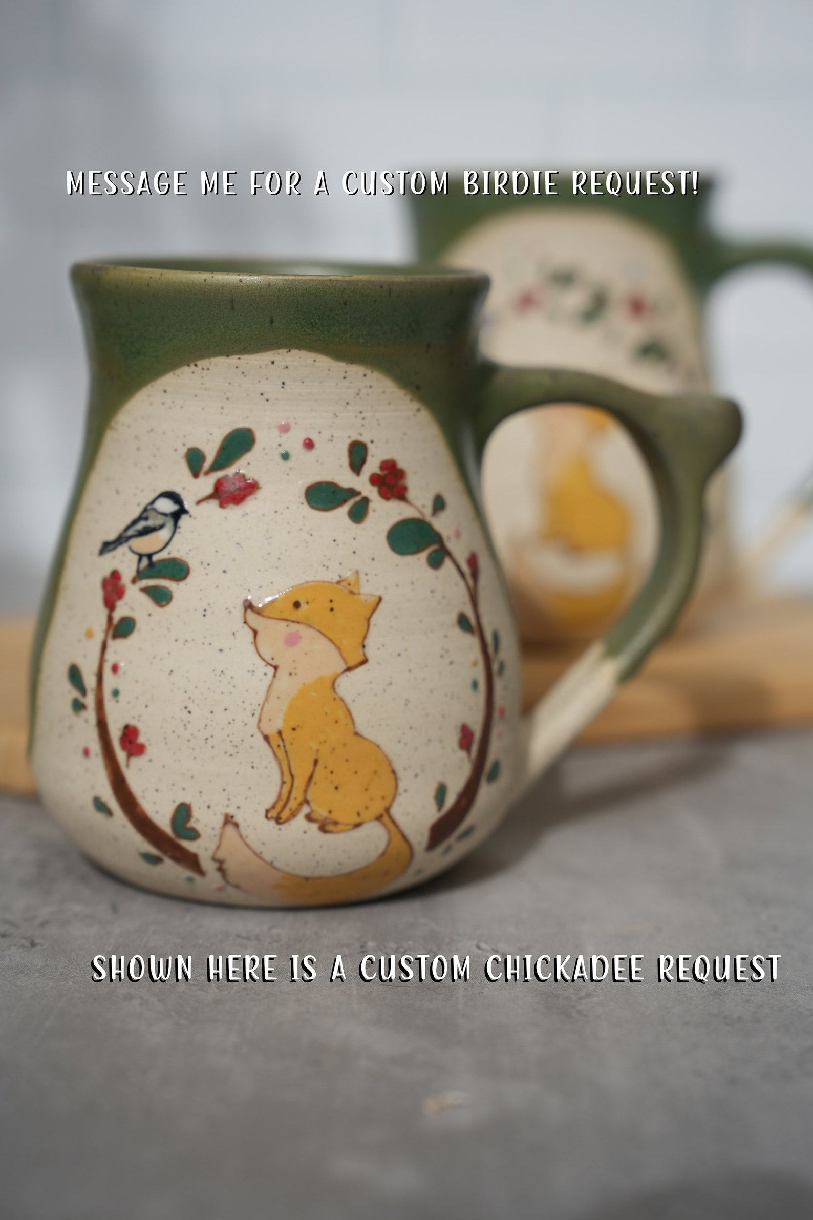 Enchanting Fox Mug A Ceramic Masterpiece with a Whimsical Touch - Image 3