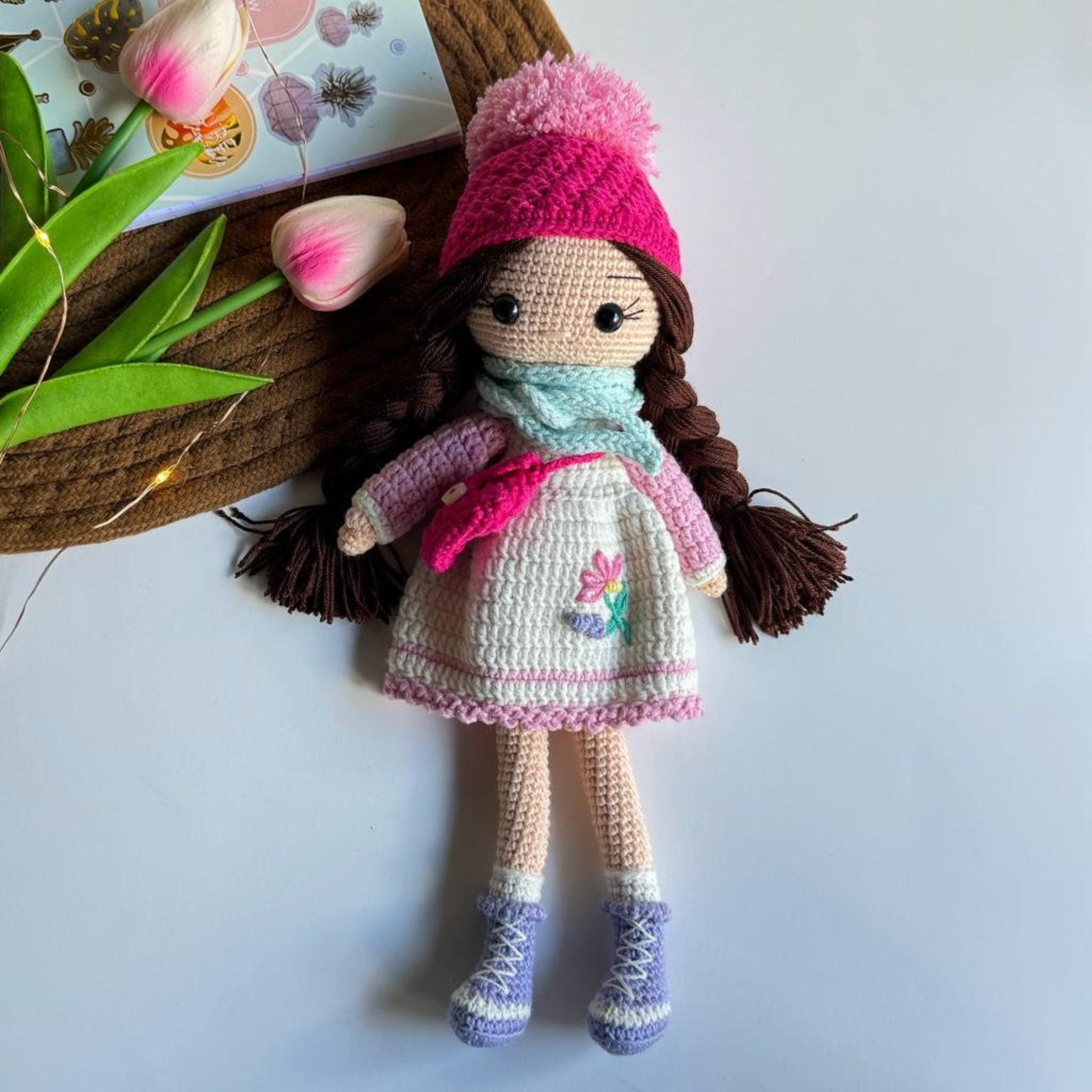 Enchanting Handmade Crochet Doll A Cherished Item for Little Dreamers
