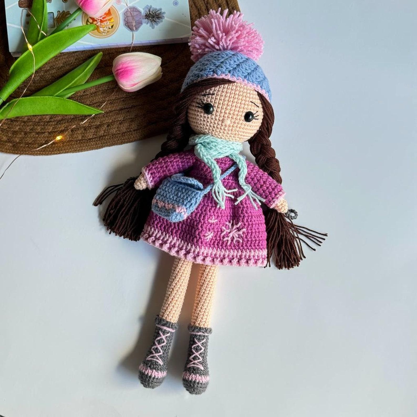 Enchanting Handmade Crochet Doll A Cherished Item for Little Dreamers