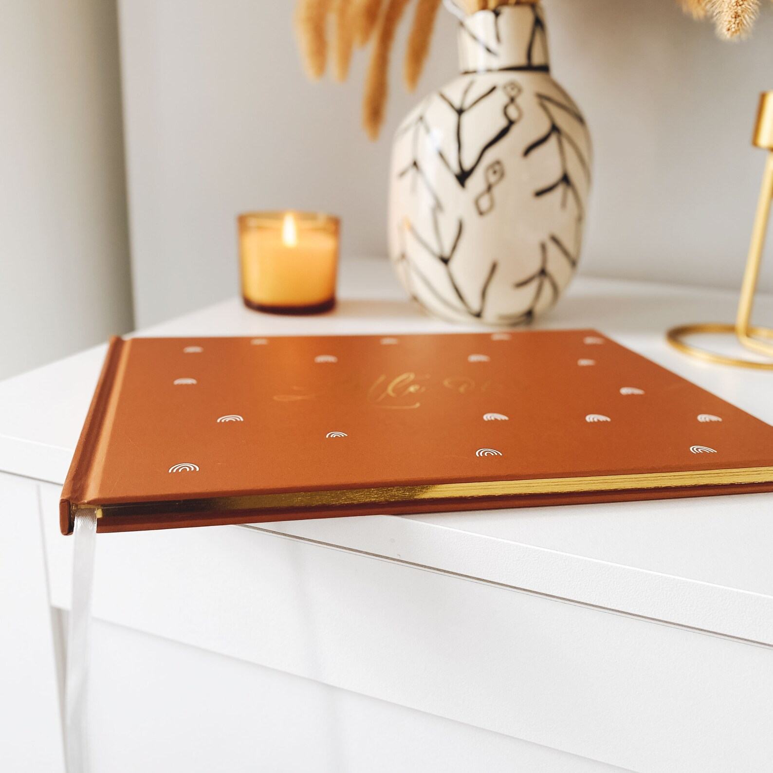 Enchanting Rainbow Baby Memory Book A Timeless Keepsake for Precious Moments