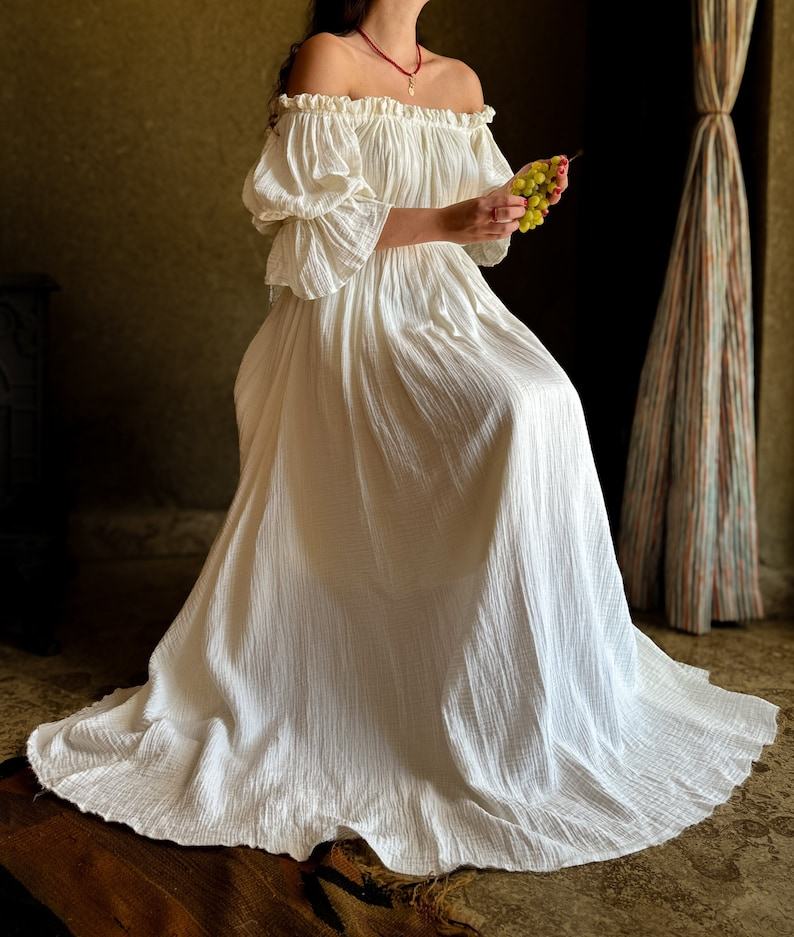 Enchanting Renaissance Chemise A Timeless Masterpiece for Cottagecore Dreams