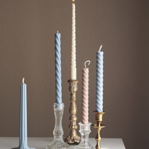 Enchanting Spiral Candles Illuminate Your Home with Twisted Soy and Beeswax Elegance