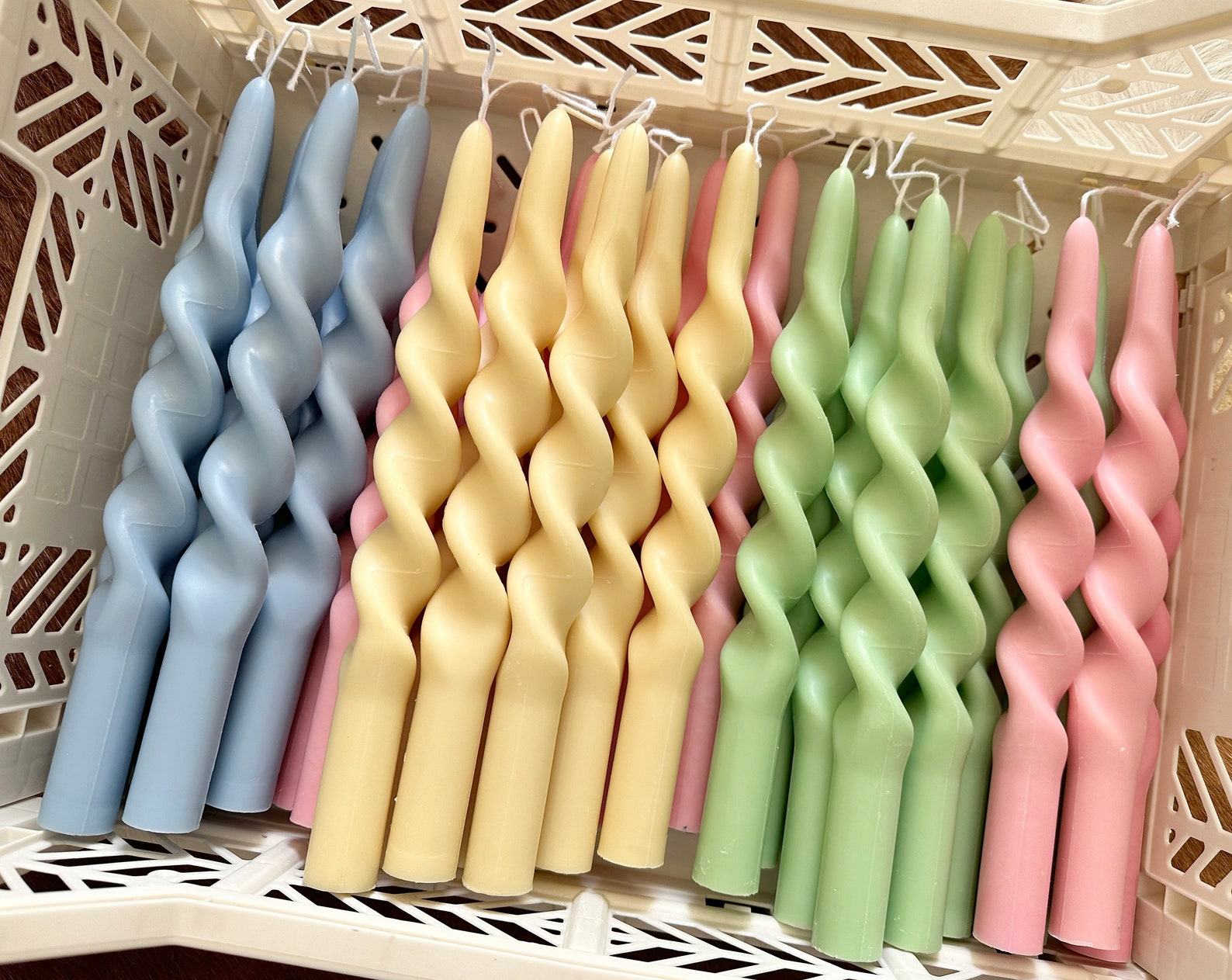 Enchanting Spiral Soy Wax Candle A Twist of Elegance for Your Home - Image 3