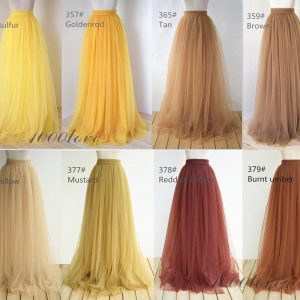 Enchanting Tulle Skirt Elevate Your Style with Custom Length and Size