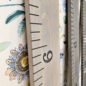 Engraved Growth Chart Timeless Gray Edition – Minimalist Ruler, Heirloom Keepsake for Kids
