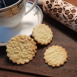 Engraved Rolling Pin Elevate Your Baking with Custom Embossed Patterns