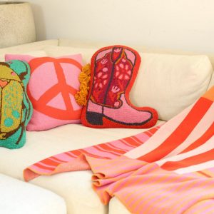 Enliven Your Abode with the Green Beetle Hook Pillow A Botanical Haven for Your Home