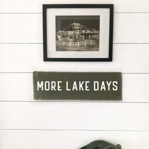 Escape to Tranquility More Lake Days Wall Tapestry for Coastal Summer Bliss