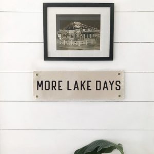 Escape to Tranquility More Lake Days Wall Tapestry for Coastal Summer Bliss