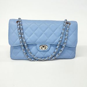 ETERNAL DIAMONDS The Epitome of Elegance – Genuine Leather, Quilted Shoulder Bag, Convertible Crossbody