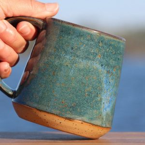 Evergreen Tree Mug Embrace the Tranquility of Nature with Salt of the Earth NC Pottery