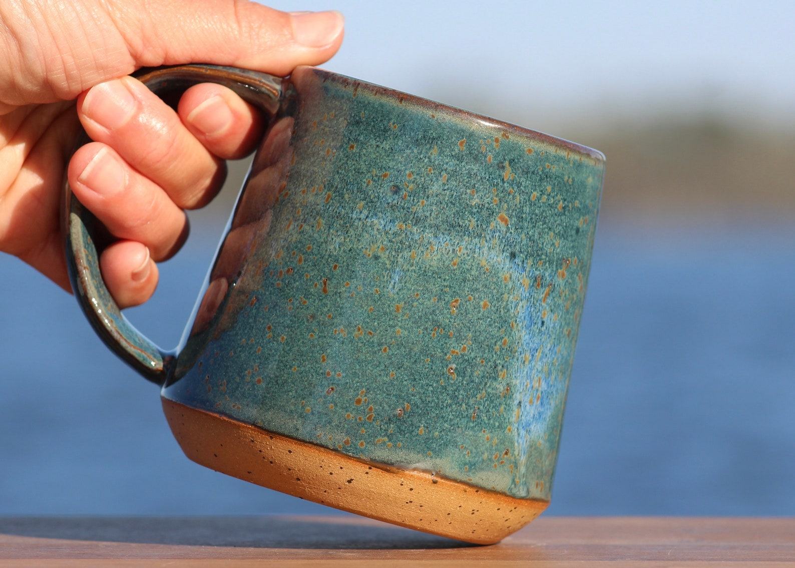 Evergreen Tree Mug Embrace the Tranquility of Nature with Salt of the Earth NC Pottery - Image 4