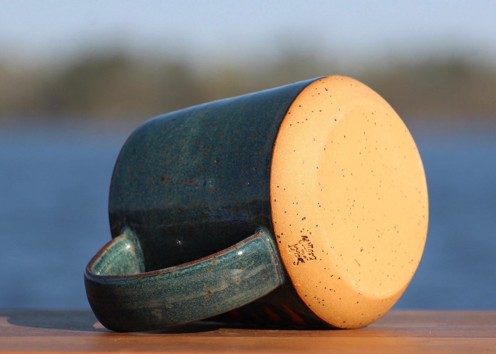 Evergreen Tree Mug Embrace the Tranquility of Nature with Salt of the Earth NC Pottery - Image 6