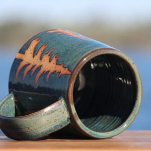 Evergreen Tree Mug Embrace the Tranquility of Nature with Salt of the Earth NC Pottery