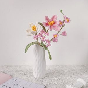 Everlasting Crochet Flower Bouquet A Vibrant Symphony of Summer Hues for Special Occasions