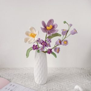 Everlasting Crochet Flower Bouquet A Vibrant Symphony of Summer Hues for Special Occasions