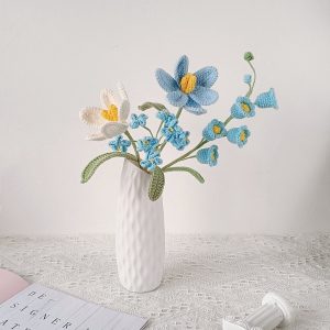 Everlasting Crochet Flower Bouquet A Vibrant Symphony of Summer Hues for Special Occasions