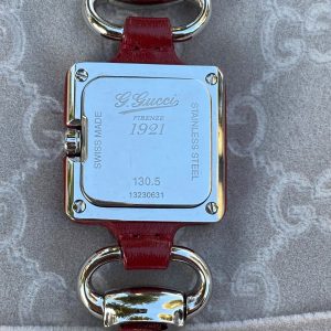 Exclusive Gucci Firenze 1921 Limited Edition Luxury Watch with Bordeaux Leather and Necklace