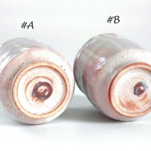 Exquisite 8.1oz Shino Ware Yunomi A Handcrafted Japanese Tea Cup in Light Pink