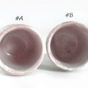 Exquisite 8.1oz Shino Ware Yunomi A Handcrafted Japanese Tea Cup in Light Pink