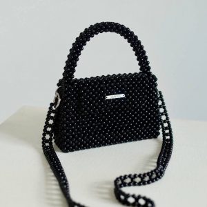 Exquisite Beaded Pearl Handbag A Timeless Classic for Brides and Special Occasions