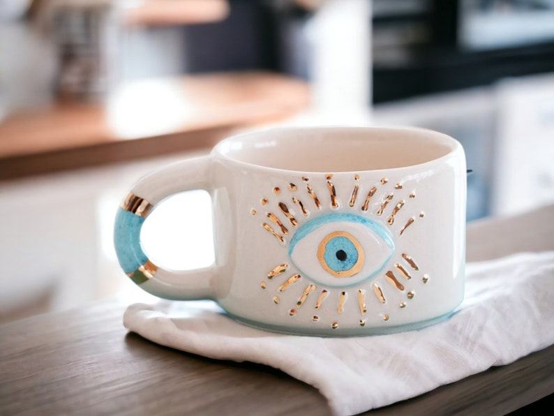 Exquisite Ceramic Mug with Custom Wood Slice Item Box A Timeless Treasure for Coffee and Tea Aficionados