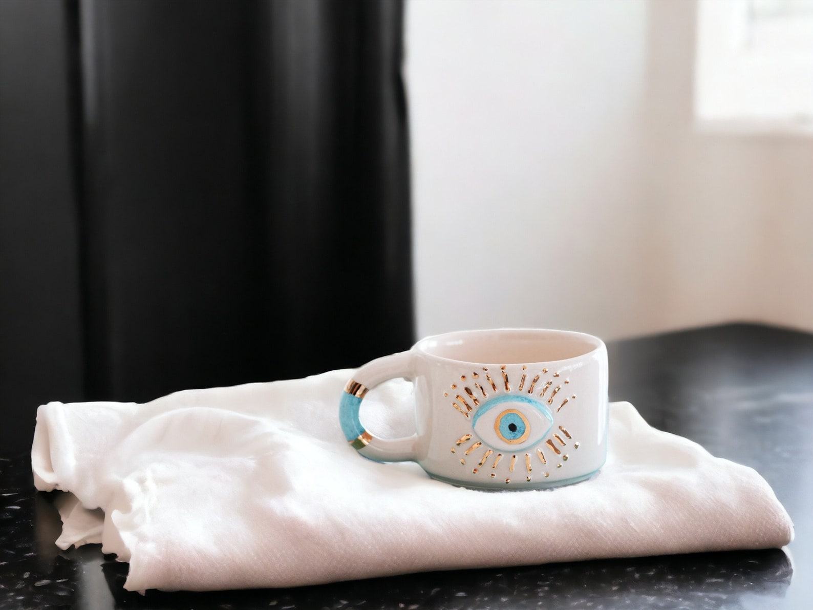 Exquisite Ceramic Mug with Custom Wood Slice Item Box A Timeless Treasure for Coffee and Tea Aficionados - Image 3