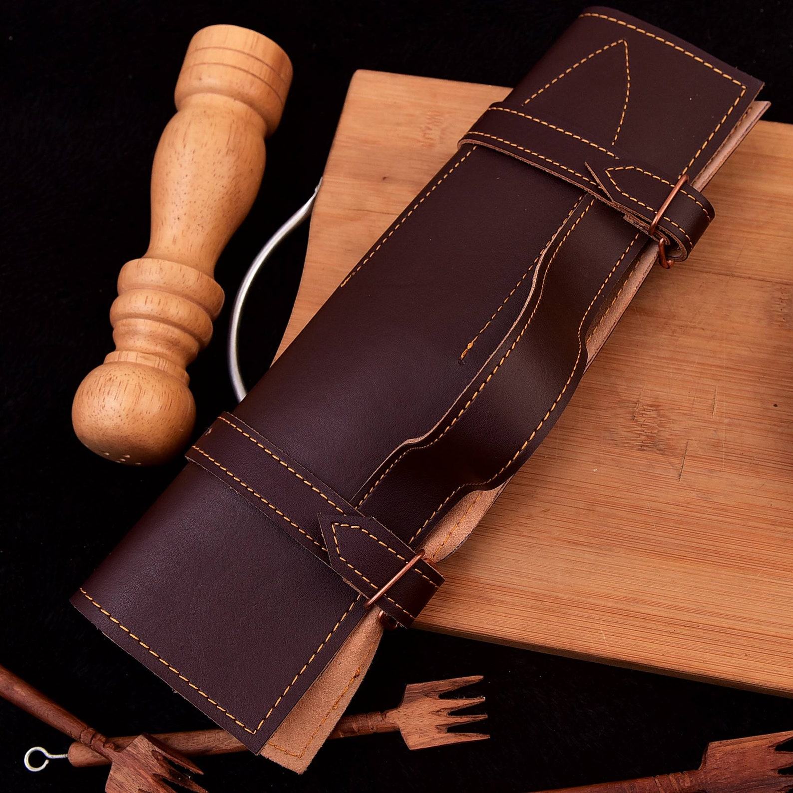 Exquisite Damascus Steel Chef Knife Set Handcrafted Culinary Masterpieces for Unforgettable Occasions