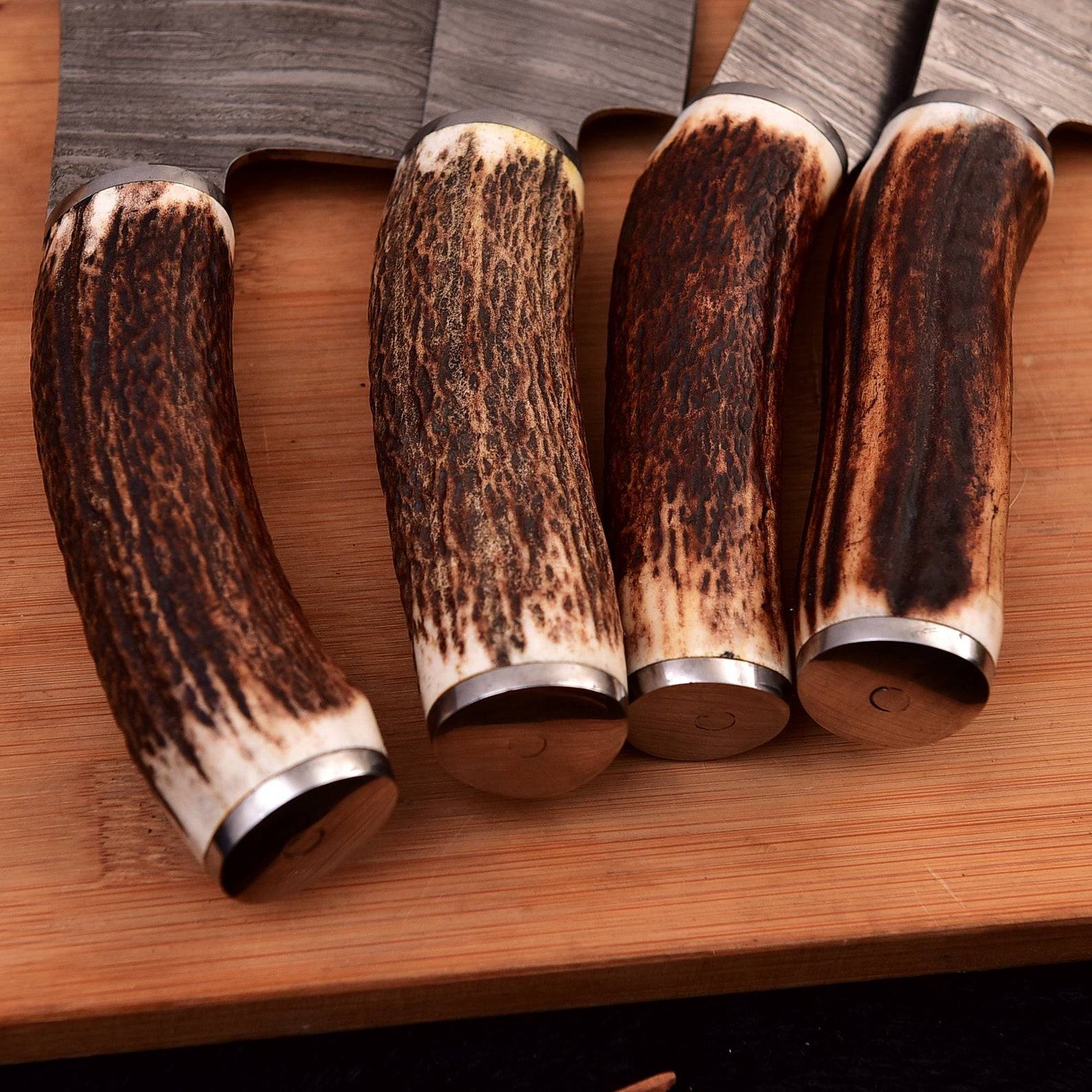 Exquisite Damascus Steel Chef Knife Set Handcrafted Culinary Masterpieces for Unforgettable Occasions