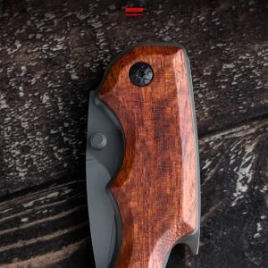 Exquisite Engraved Morel Mushroom Folding Knife A Timeless Item for Nature Enthusiasts