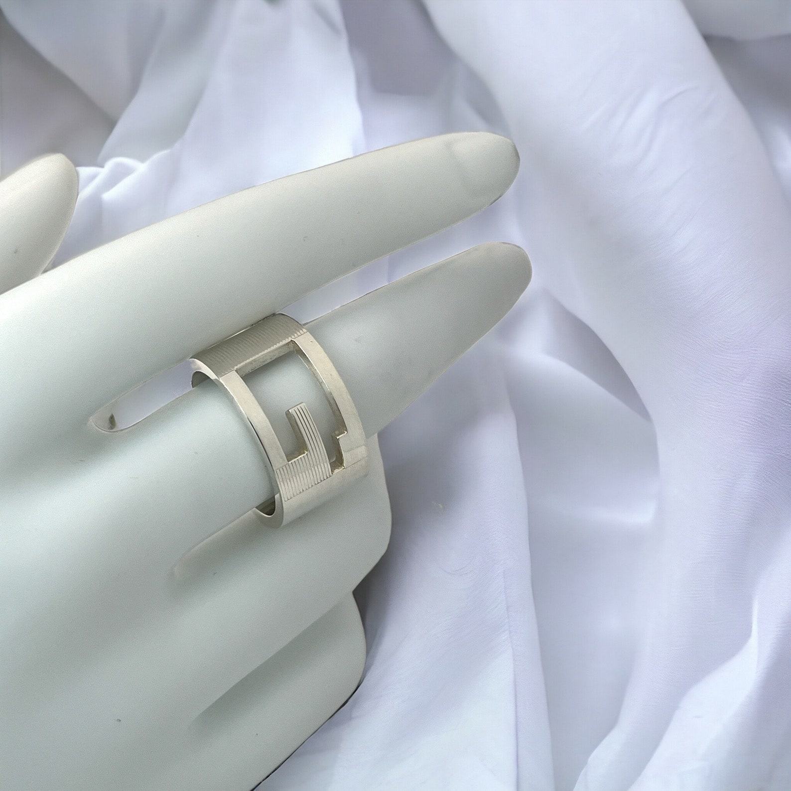 Exquisite Gucci Ring Adorn Your Finger with the Iconic Cut-Out G Logo