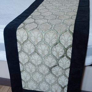 Exquisite Handmade Bed Runner Adorn Your Bedroom with Modern Beige Elegance