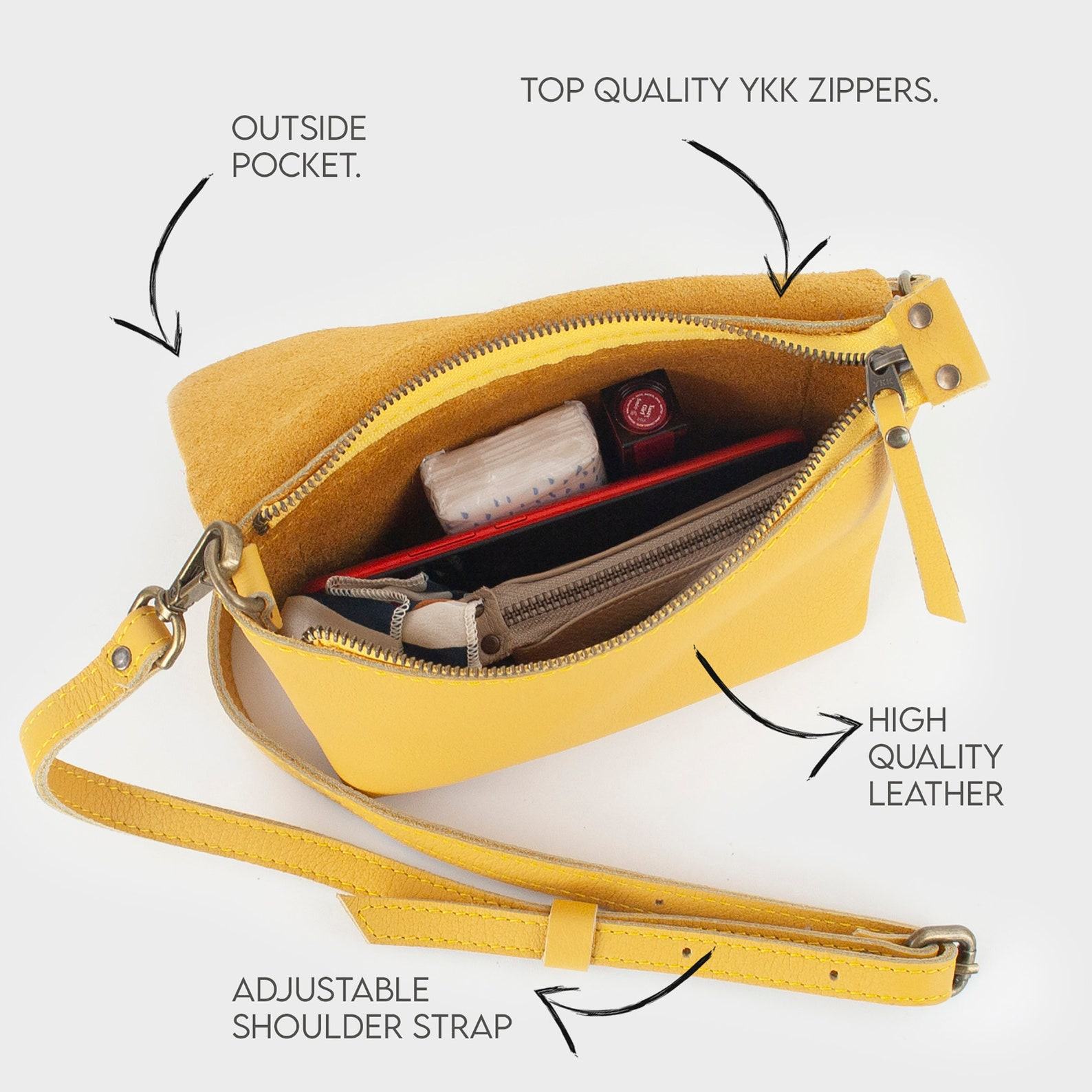 Exquisite Handmade Leather Crossbody Bag Timeless Elegance for Women