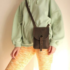 Exquisite Handmade Leather Crossbody Bag Your Perfect Companion for Style and Convenience