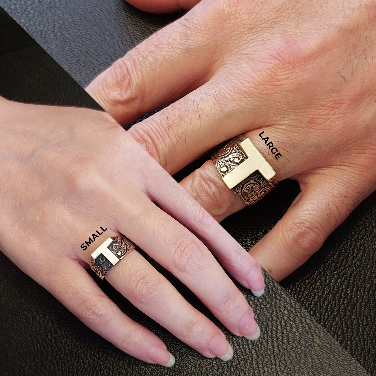 Exquisite Initial T Ring A Timeless Symbol of Individuality