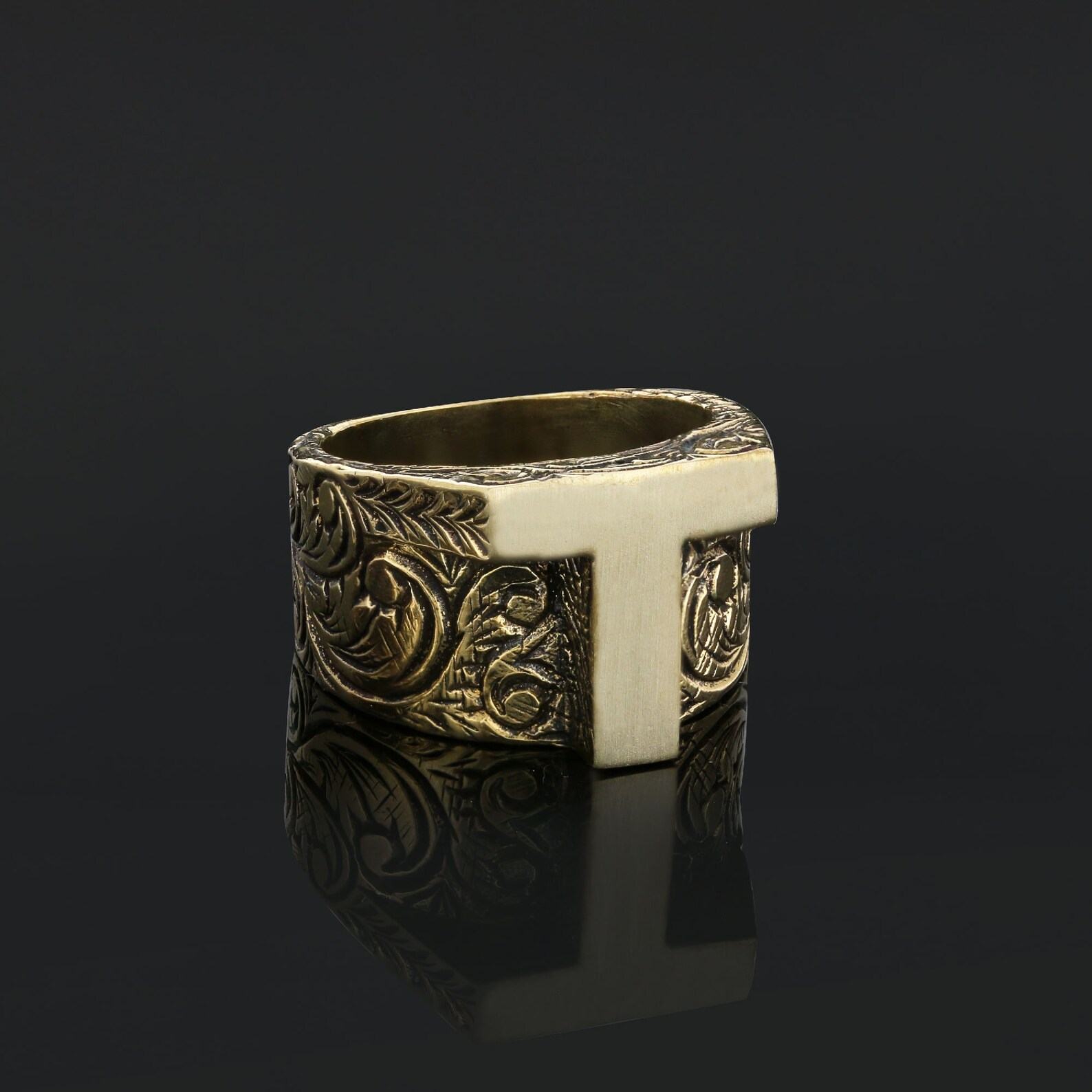 Exquisite Initial T Ring A Timeless Symbol of Individuality