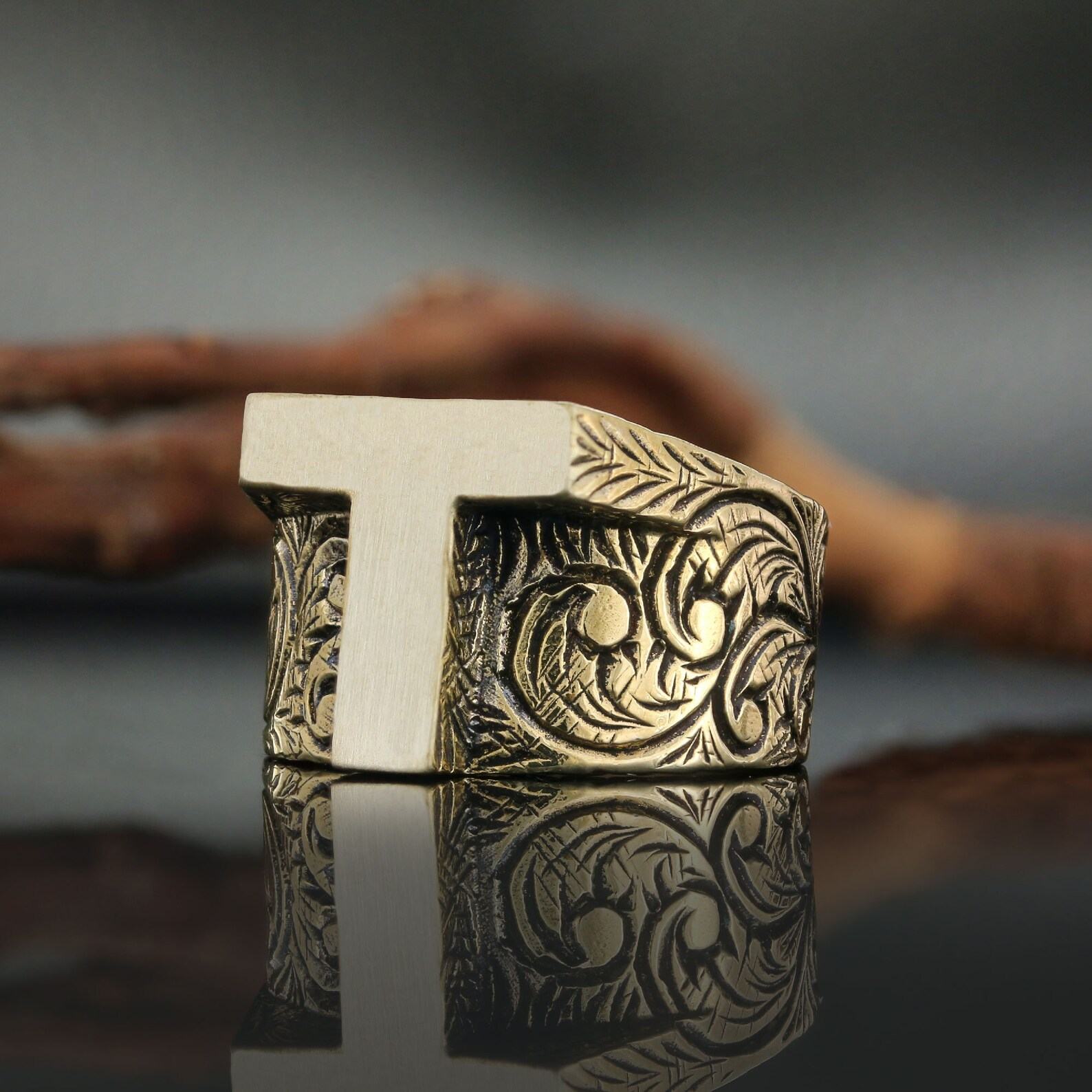 Exquisite Initial T Ring A Timeless Symbol of Individuality