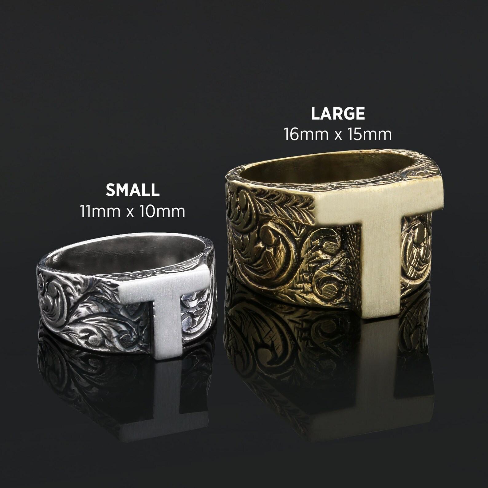 Exquisite Initial T Ring A Timeless Symbol of Individuality