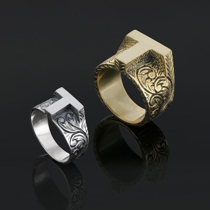 Exquisite Initial T Ring A Timeless Symbol of Individuality