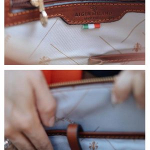 Exquisite Italian Leather Handbag Handmade Elegance for the Modern Woman