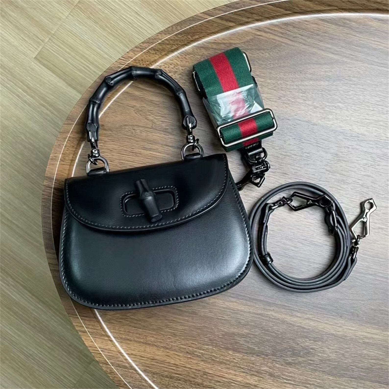 Exquisite Leather Bamboo Joint Handbag A Timeless Accessory for Every Occasion